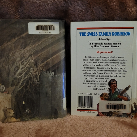 COPY - The Swiss Family Robinson and The Castle in the Attic Vintage Book Bundle - Picture 2 of 5